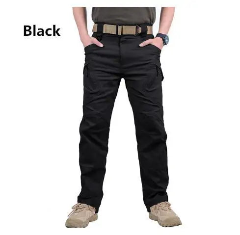 Men’s Waterproof Tactical Cargo Pants – Multi-Pocket Outdoor Hiking Utility Trousers