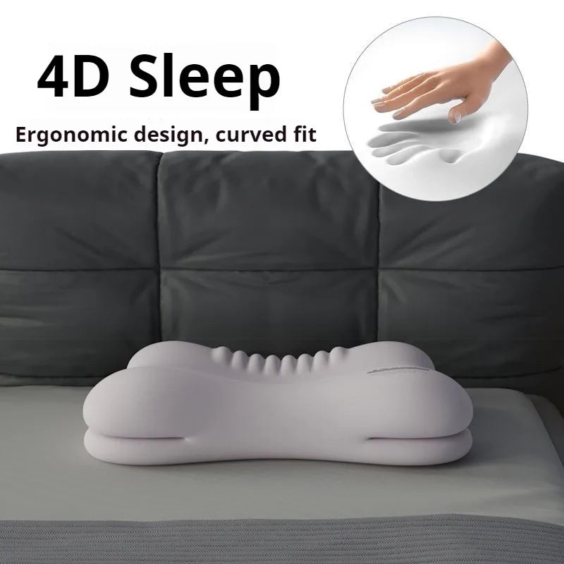 Ergonomic Memory Foam Pillow – Multi-Zone Support Bed Pillow for All Sleep Positions