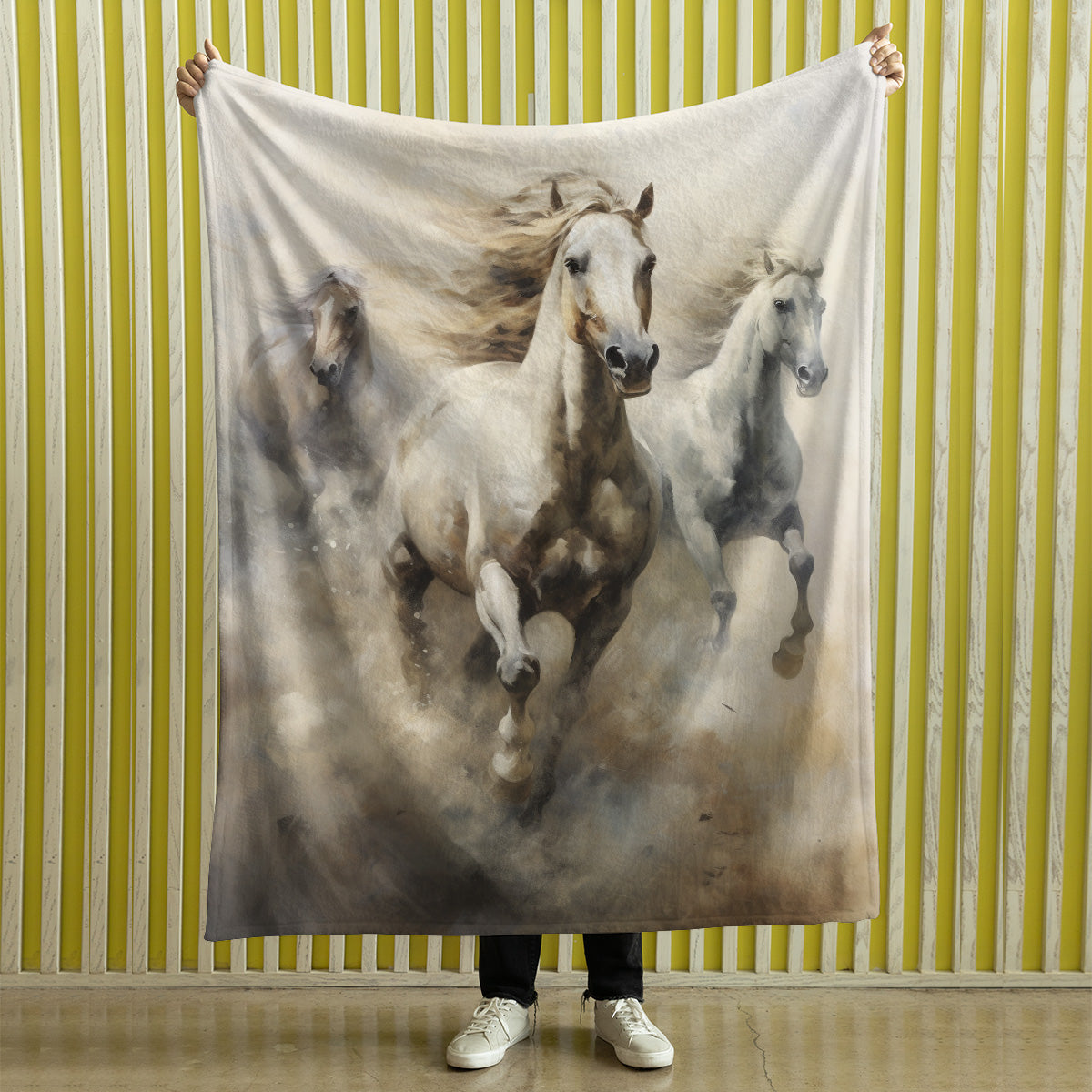 Vintage Horse Equestrian Ephemera Velveteen Plush Blanket Gift for Horse lover, Farm House Decor, Equine Art, Antique Horse Decor, Equestrian Gifts 01