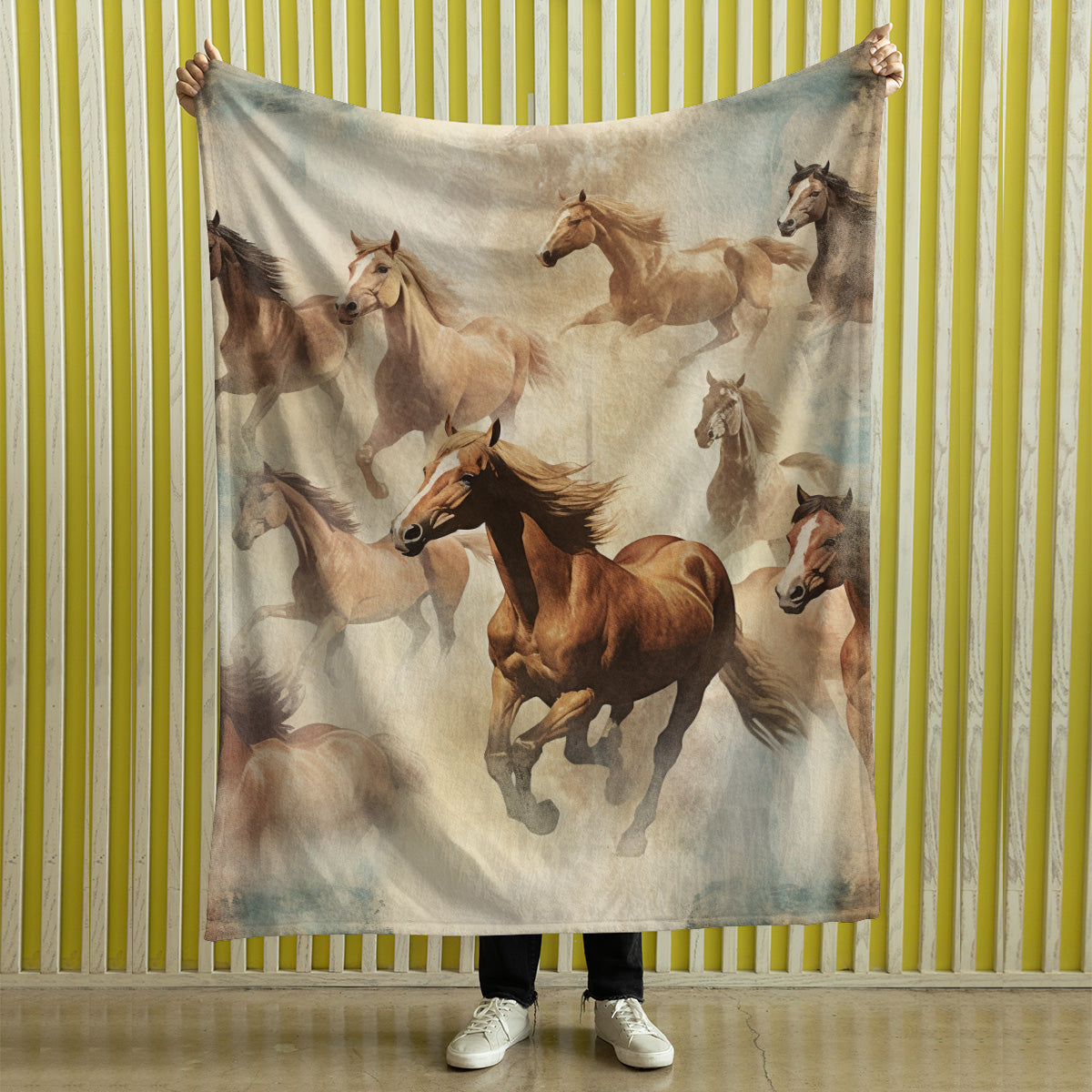 Vintage Horse Equestrian Ephemera Velveteen Plush Blanket Gift for Horse lover, Farm House Decor, Equine Art, Antique Horse Decor, Equestrian Gifts 05