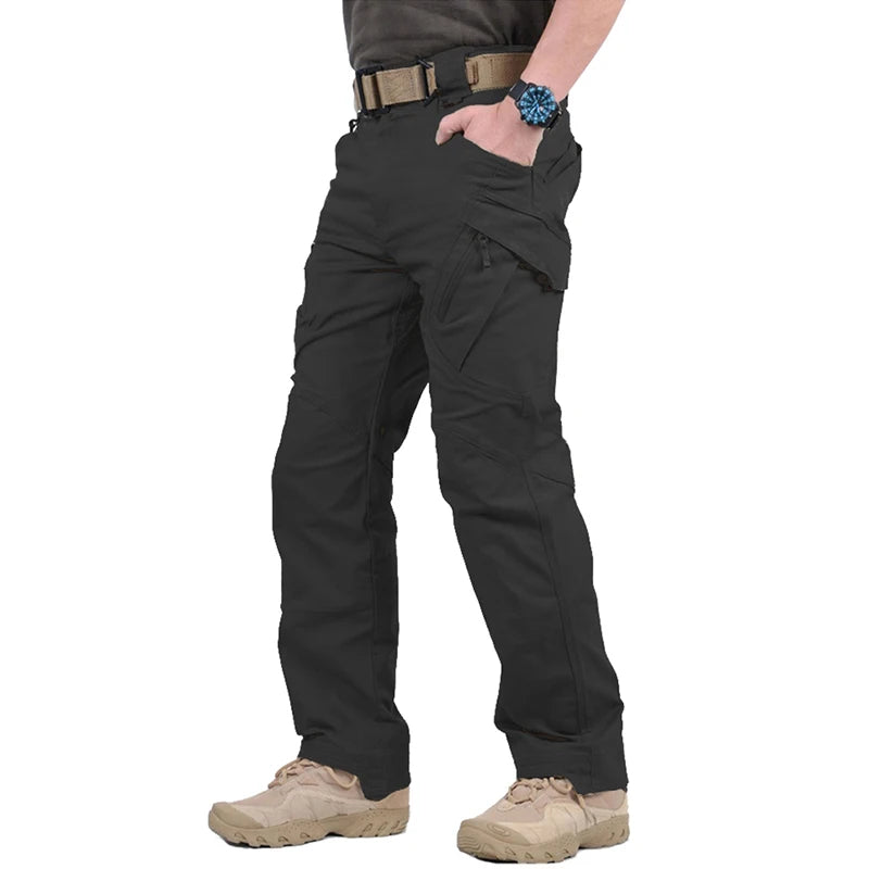 Men’s Stretch Cotton Cargo Pants – Multi-Pocket Flexible Outdoor Work Tactical Trousers