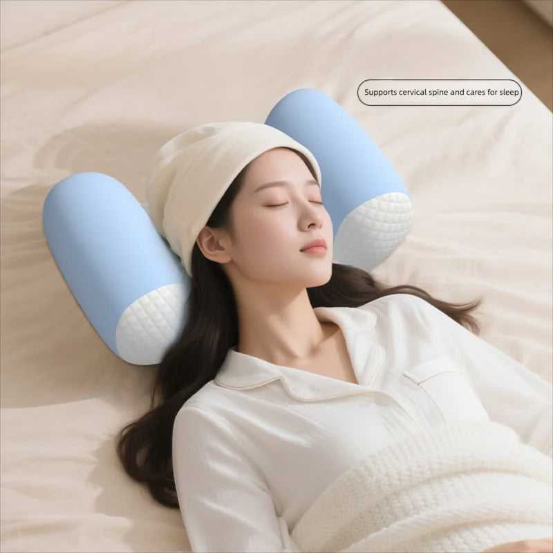 Contour Sleeping Pillow – Positioning Support Pillow for Back or Side Sleeping