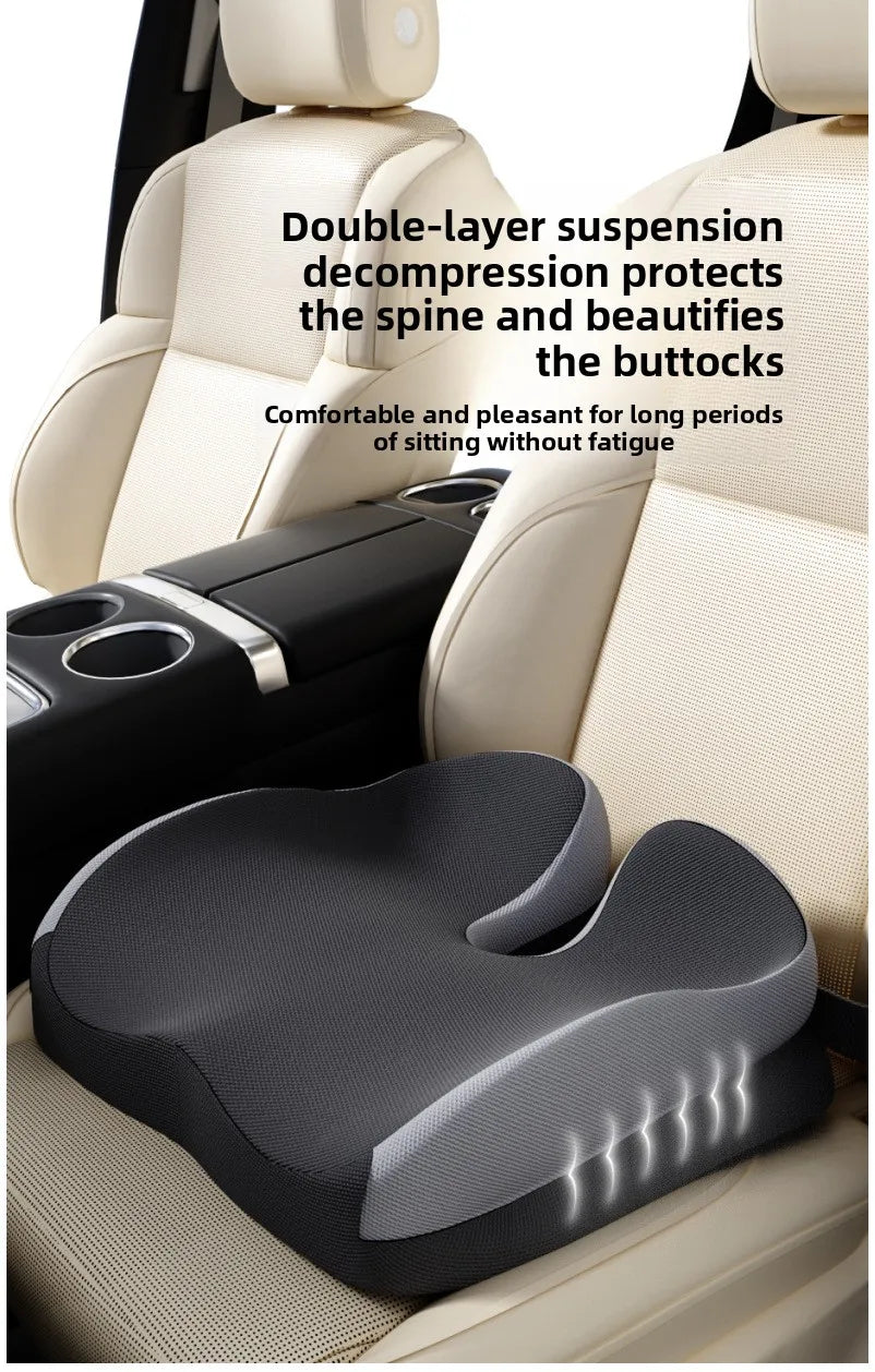 Memory Foam Car Seat Cushion – Breathable Universal Seat Pad for Car & Truck