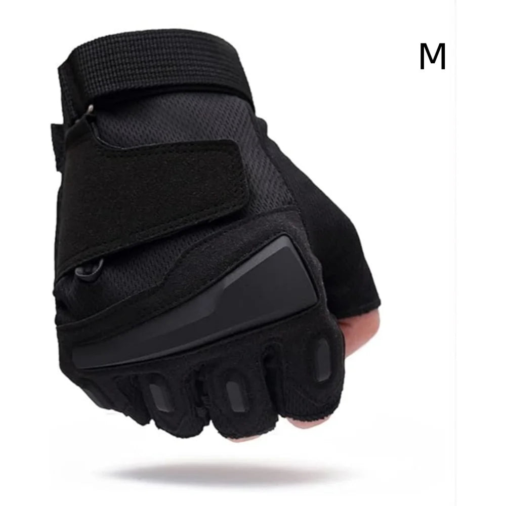 Breathable Fingerless Tactical Workout Gloves – Lightweight Grip Gloves for Training, Cycling & Outdoor Activities