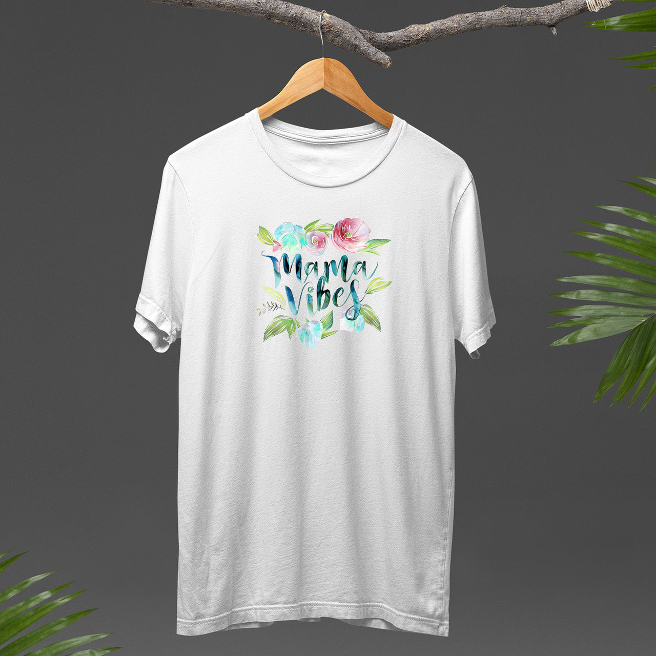 Floral Mama Vibes T-Shirt, Cute Floral Mama Vibes Shirt, Mama Flower Shirt, Mama Shirt, Mom Shirt, Mother's Day Gift