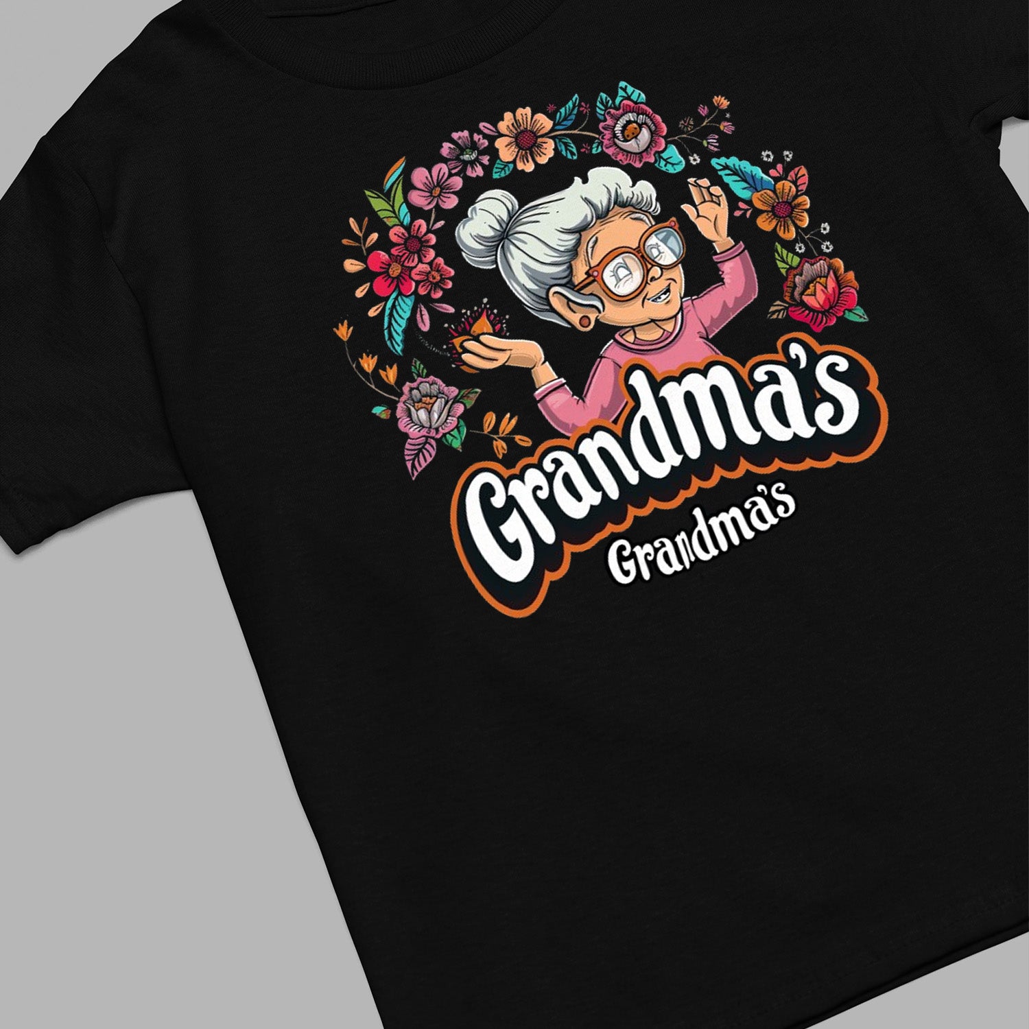 Cute Chibi Grandma T-Shirt, Grandma's T-Shirt, Celebrate Mom, Nana Shirt, Grandma Hoodie, Grandma Shirt, Mother's Day Gift For Grandma, Happy Mother's Day