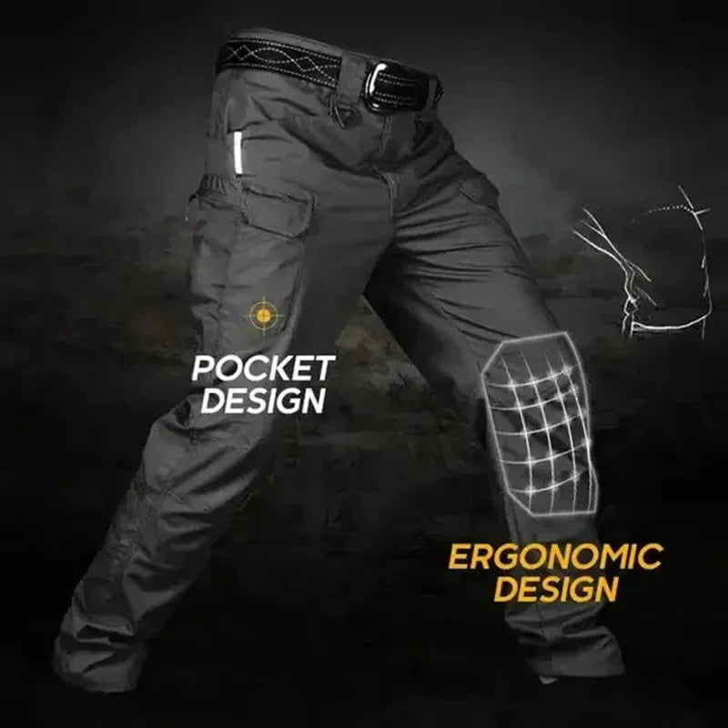 Men’s Soft Shell Outdoor Pants – Warm Multi-Pocket Wear-Resistant Winter Tactical Trousers