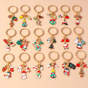 Fashion Merry Christmas Tree & Santa Claus Keychain – Car, Handbag, and Festival Gift for Women & Men