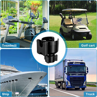 Thumbnail for Car Cup Holder 2-in-1, Custom-Fit For Car , Car Cup Holder Expander Adapter with Adjustable Base, Car Cup Holder Expander Organizer with Phone Holder WAOV233