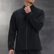 Men's Lightweight Outdoor Sports Jacket – Stand Collar Windproof Running & Hiking Coat