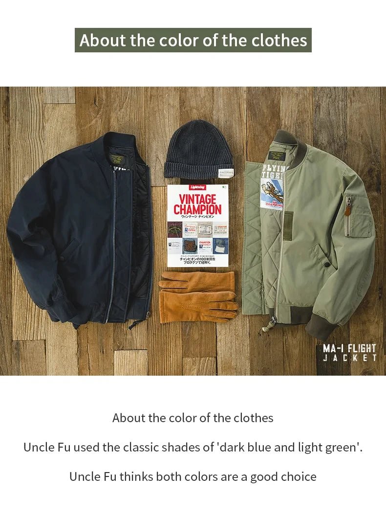 Men's Bomber Jacket | Casual Pilot Coat | Perfect High-quality Outerwear C36