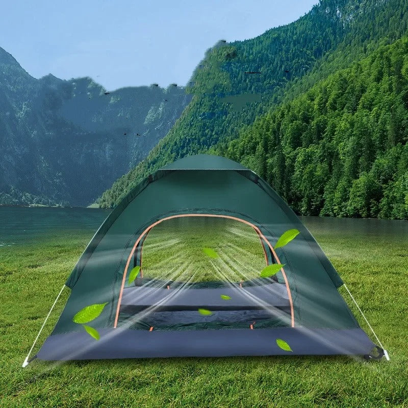 2–3 Person Pop-Up Camping Tent – Waterproof Instant Setup Outdoor Shelter with UV Protection