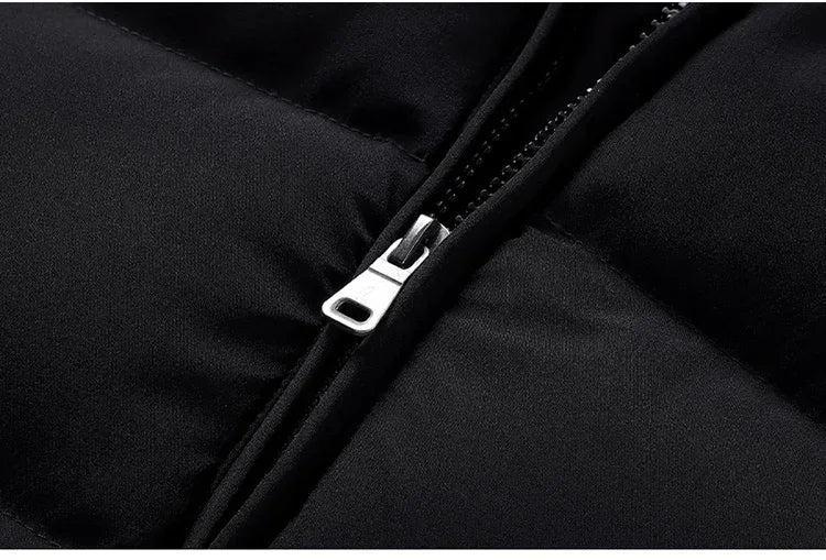 Men's Puffer Vest Warm Sleeveless Winter Jackets Waterproof Zipper Coats With Stand-Up Collar Casual Lightweight Outerwear For Cold Weather C2