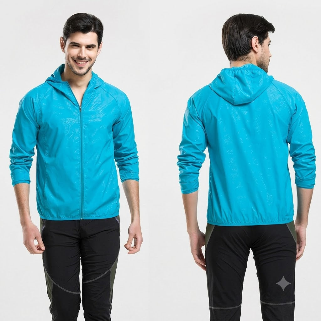 Lightweight Waterproof Rain Jacket – Quick-Dry Hooded Windbreaker for Men & Women