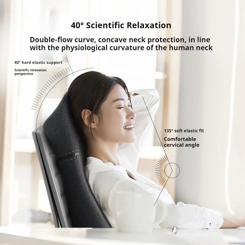 Long Backrest Seat Cushion – High Waist Support Pillow for Office Chair, Reclining, and Seated Rest