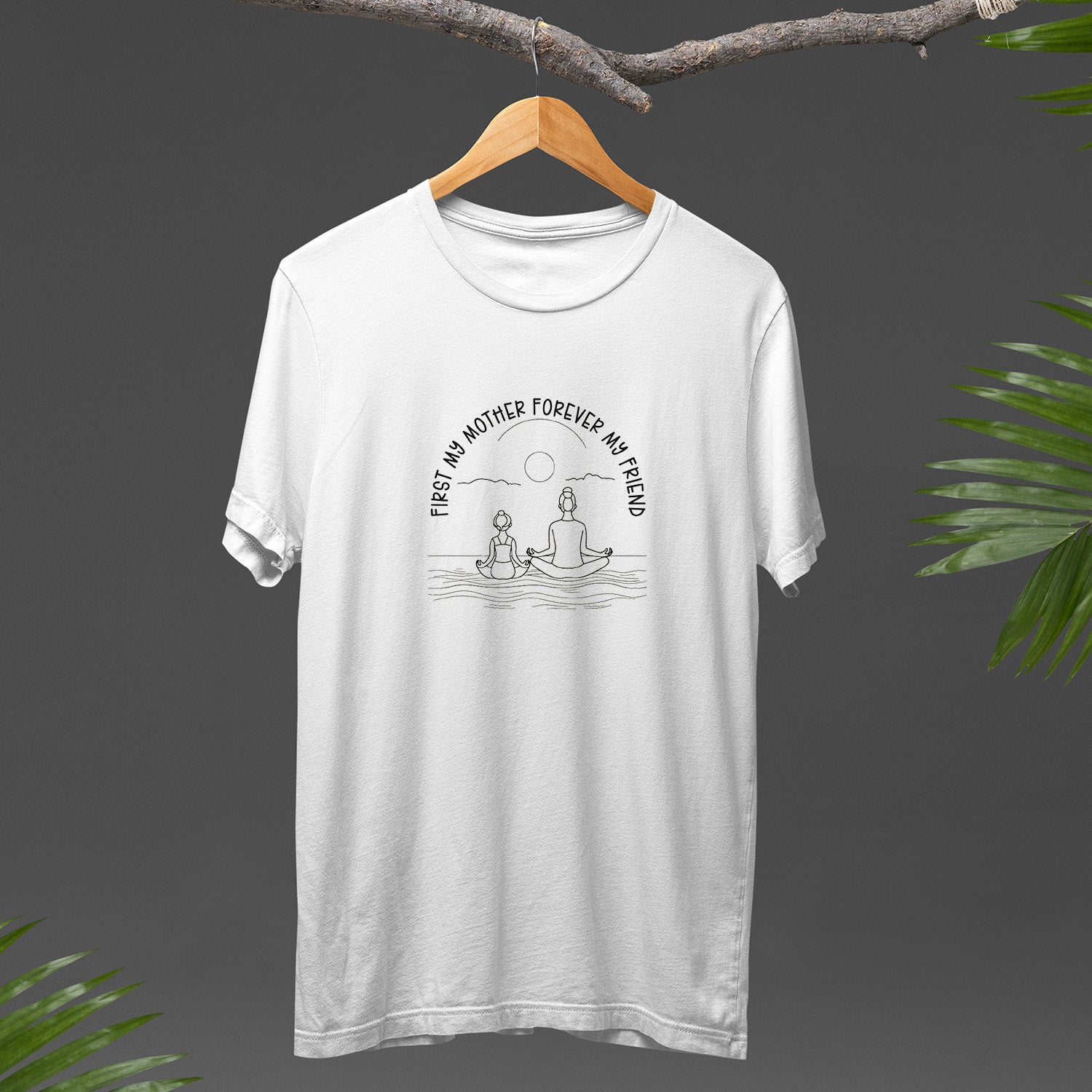 Mom Yoga T-Shirt, Yoga Mother and Daughter Drawing Sweatshirt, Mommy and Me Shirts, Daughter Yoga Outfit, Mom Life Shirt, Mama Shirt, Mom Shirt, Mother's Day Gift, Happy Mother’s Day
