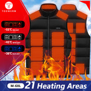Winter Heated Vest – USB-Powered Anti-Freeze Jacket for Hunting, Skiing, Motorcycling, and Outdoor Activities (S-6XL) C11