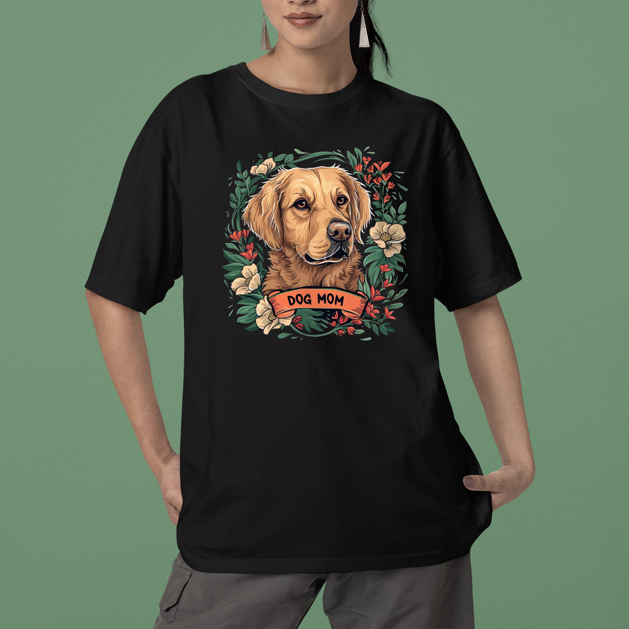 Labrador Retriever Dog T-shirt, Pet Lover Shirt, Dog Lover Shirt, Dog Mom T-Shirt, Dog Owner Shirt, Gift For Dog Mom, Funny Dog Shirts, Women Dog T-Shirt, Mother's Day Gift, Dog Lover Wife Gifts, Dog Shirt