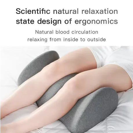 Memory Foam Knee Pillow – Ergonomic Leg Support Cushion for Side, Back, and Stomach Sleeping