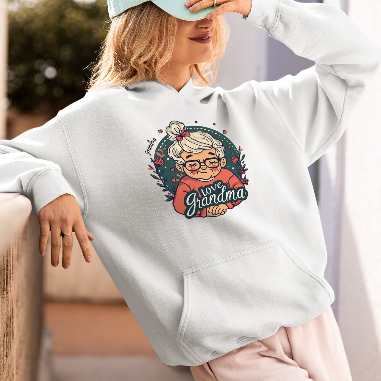 Cute Chibi Grandma T-Shirt, Love Grandma T-Shirt, Celebrate Mom, Nana Shirt, Grandma Hoodie, Grandma Shirt, Mother's Day Gift For Grandma, Happy Mother's Day