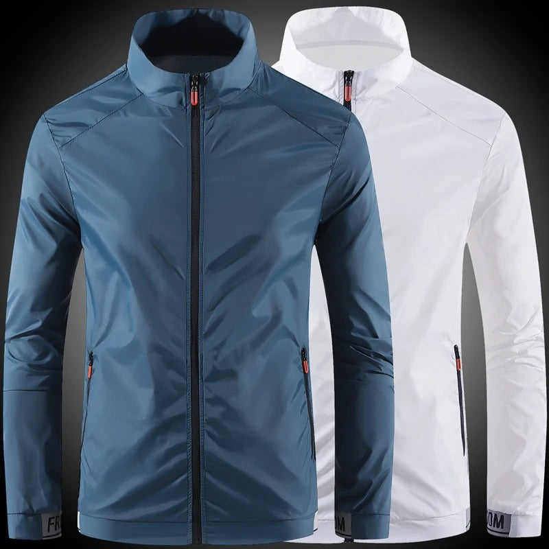 Men's Lightweight UV Protection Jacket – Breathable Ice Silk Summer Hooded Windbreaker