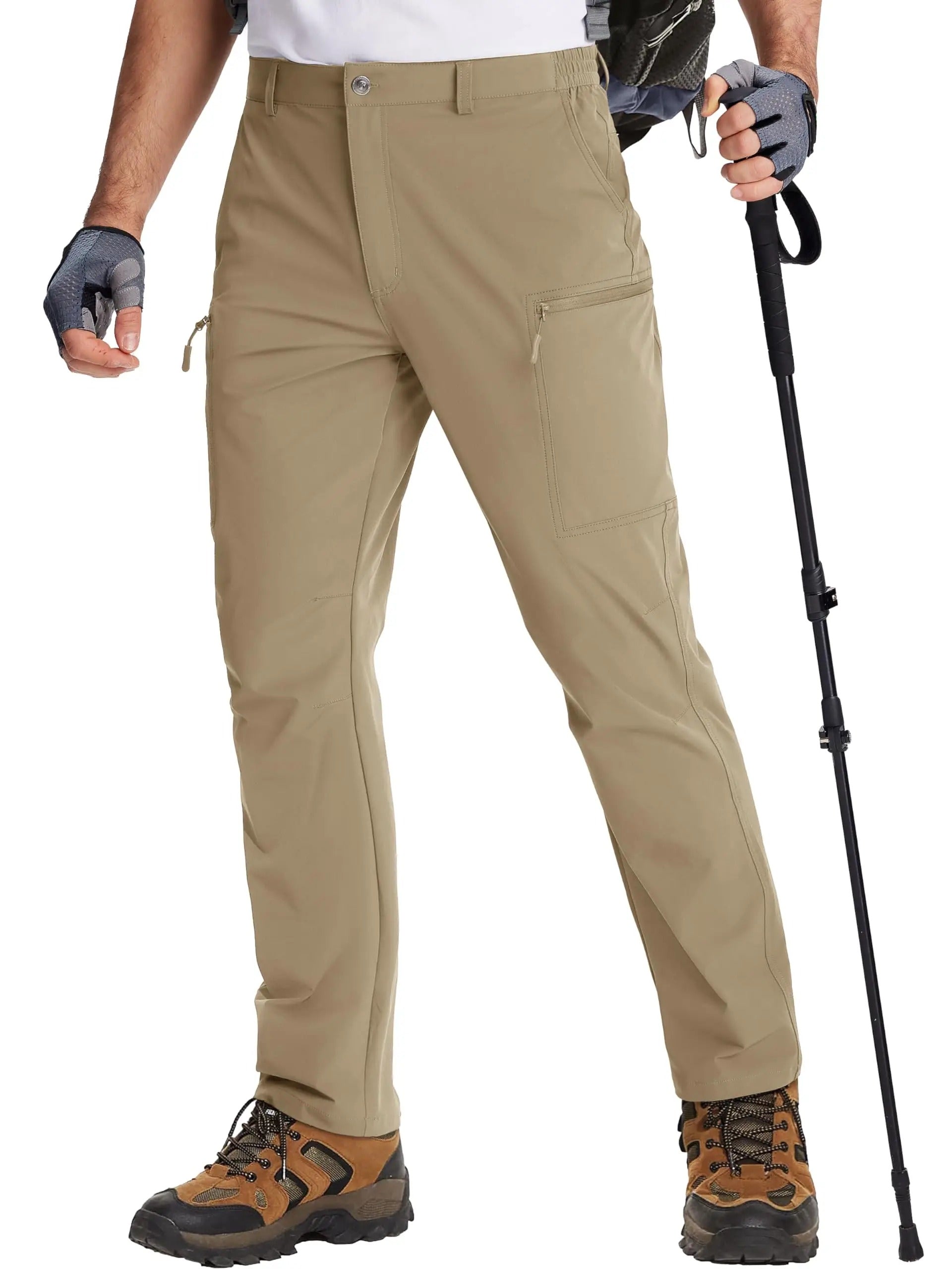 Men’s Lightweight Cargo Hiking Pants – Quick-Dry Outdoor Utility Trousers