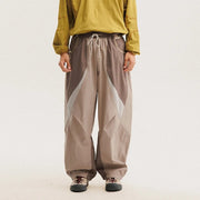 Unisex Wide Leg Cargo Pants – Lightweight Quick-Dry Baggy Techwear Trousers