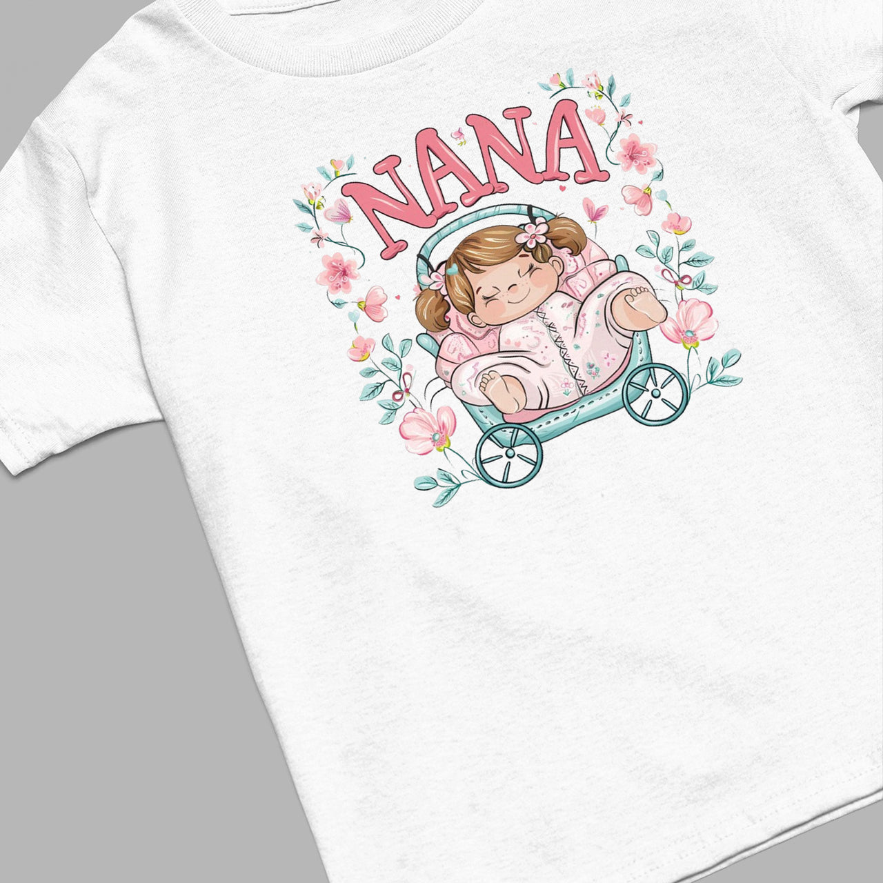 Cute Baby Nana T-Shirt, Chibi Nana Shirt, Grandma Hoodie, Grandma Shirt, Mother's Day Gift For Grandma, Happy Mother's Day