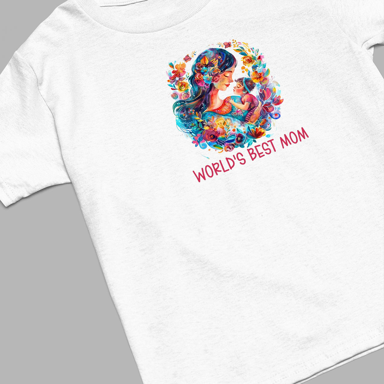 World's Best Mom Shirt, World's Best Mom Sweatshirt, Watercolor Motherly Love Shirt, Mama Shirt, Mom Shirt, Mother's Day Gift, Happy Mother's Day