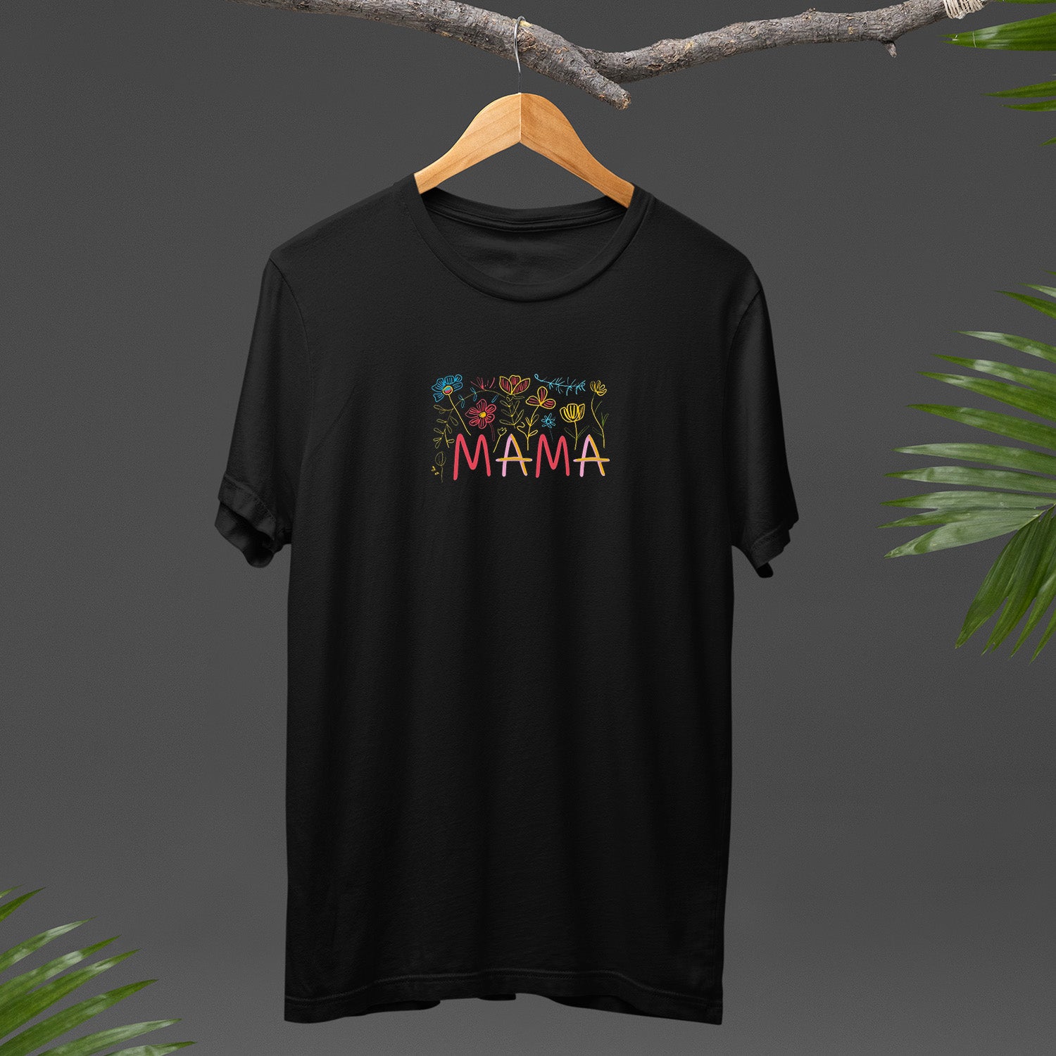 Floral Mama T-Shirt, Cute Floral Mama Shirt, Mama Flower Shirt, Mama Shirt, Mom Shirt, Mother's Day Gift