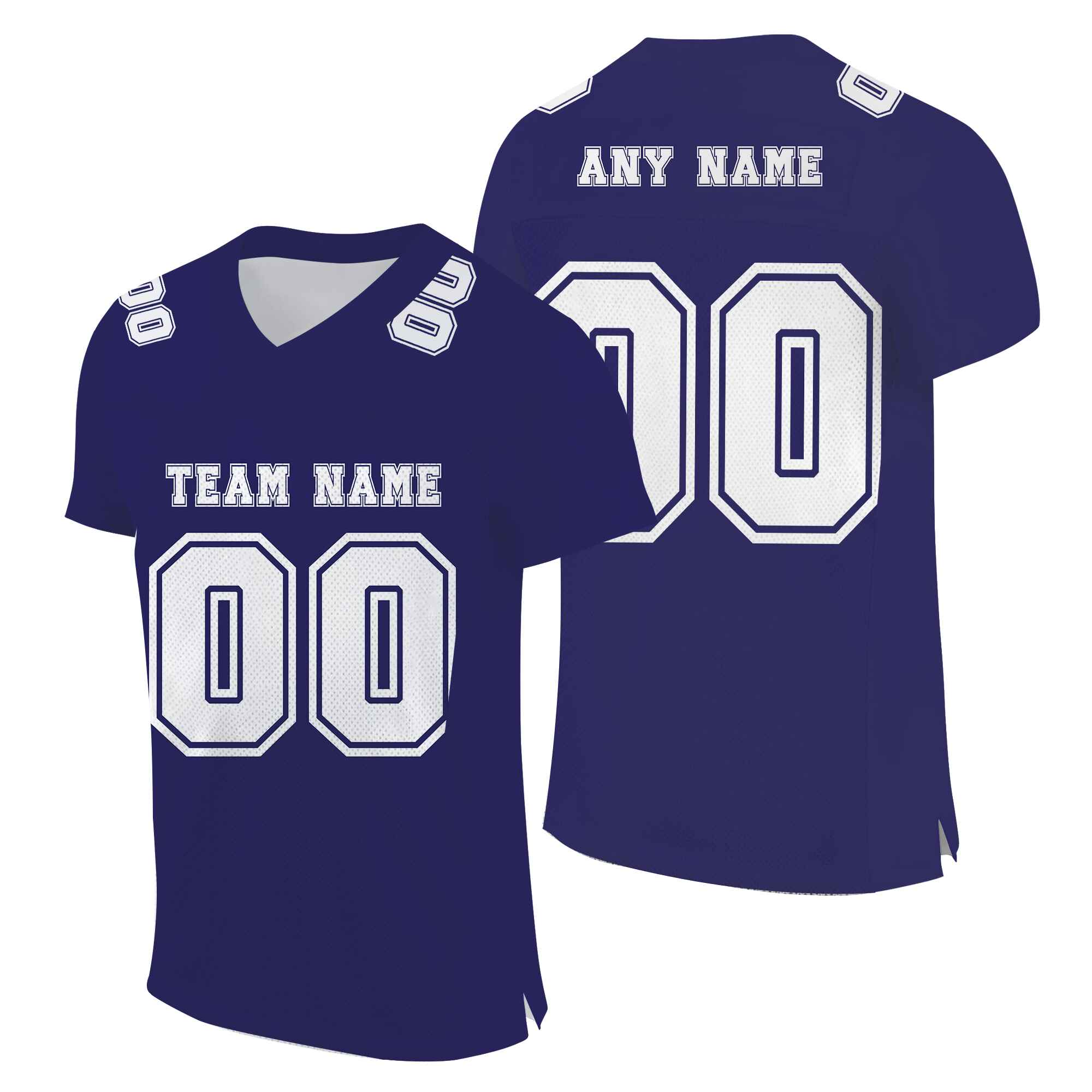 Custom Charcoal Purple White Mesh Authentic Football Jersey