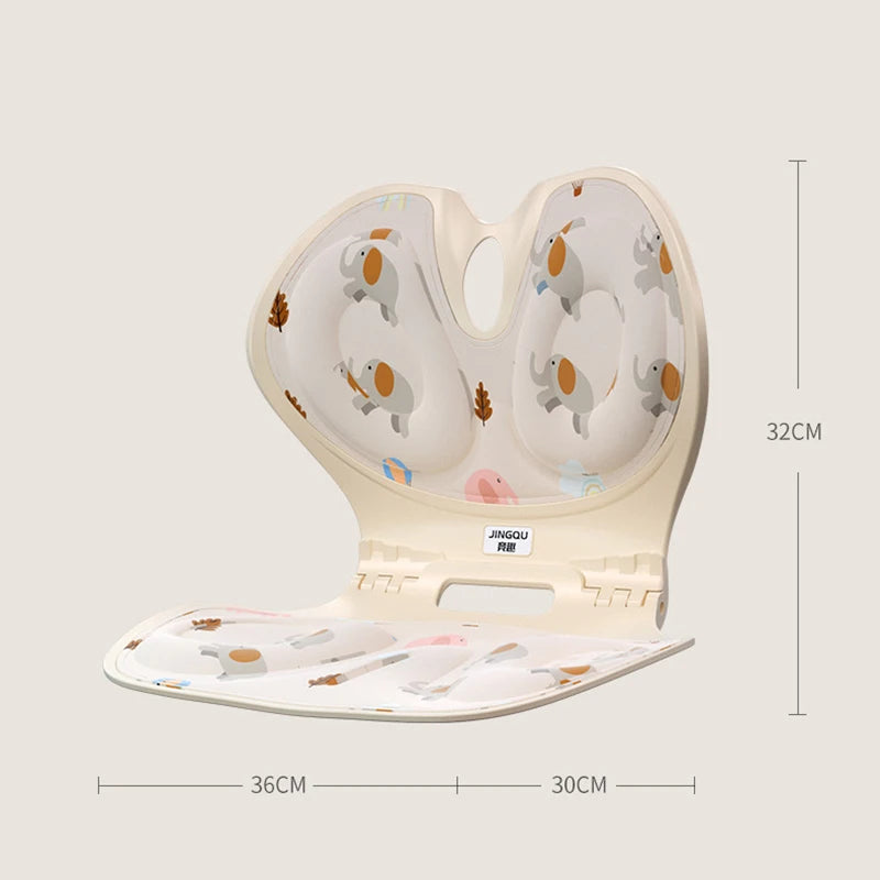 Folding Seat Cushion with Back Support – Posture Support Chair & Bed Cushion