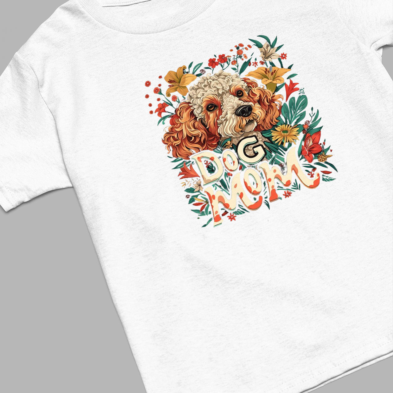 Poodle Dog T-shirt, Pet Lover Shirt, Dog Lover Shirt, Dog Mom T-Shirt, Dog Owner Shirt, Gift For Dog Mom, Funny Dog Shirts, Women Dog T-Shirt, Mother's Day Gift, Dog Lover Wife Gifts, Dog Shirt