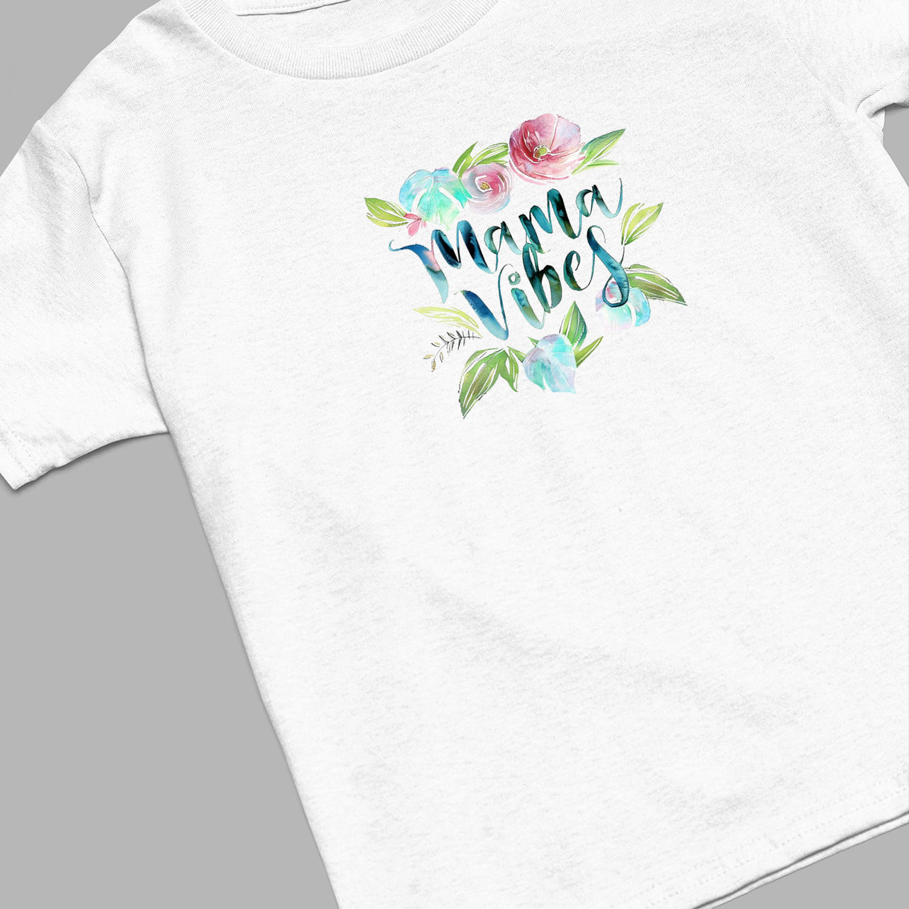 Floral Mama Vibes T-Shirt, Cute Floral Mama Vibes Shirt, Mama Flower Shirt, Mama Shirt, Mom Shirt, Mother's Day Gift