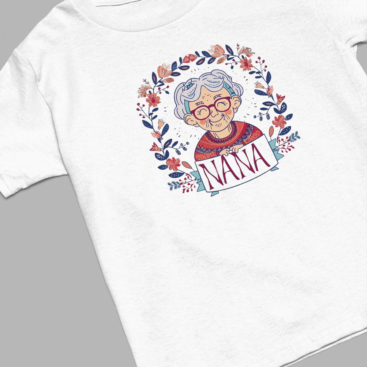 Cute Chibi Nana T-Shirt, Strong Nana Shirt, Grandma Hoodie, Grandma Shirt, Mother's Day Gift For Grandma, Happy Mother's Day