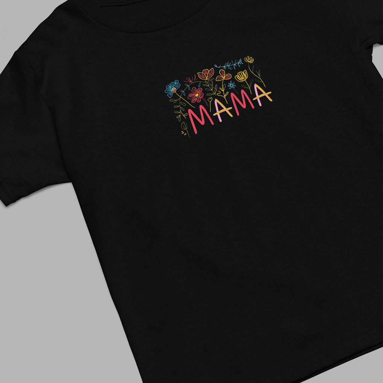 Floral Mama T-Shirt, Cute Floral Mama Shirt, Mama Flower Shirt, Mama Shirt, Mom Shirt, Mother's Day Gift