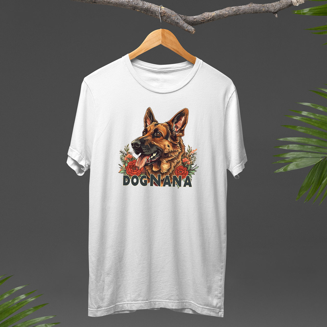 German Shepherd Dog T-shirt, Pet Lover Shirt, Dog Lover Shirt, Dog Nana T-Shirt T-Shirt, Dog Owner Shirt, Gift For Dog Grandma, Funny Dog Shirts, Women Dog T-Shirt, Mother's Day Gift, Dog Lover Wife Gifts, Dog Shirt