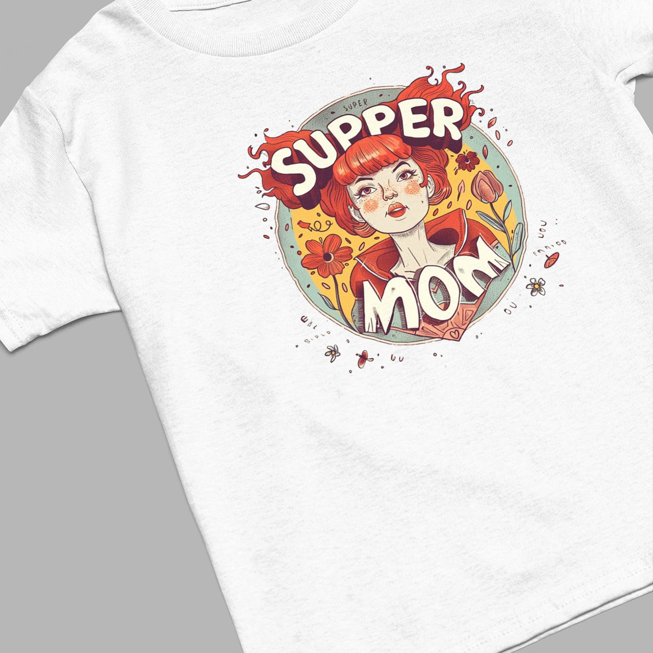 Supper Mom Mushroom T-Shirt, Cute Supper Mom Mushroom Sweatshirt, Retro Mama Mushroom Shirt, Celebrate Mom, Mama Shirt, Mom Shirt, Mother's Day Gift