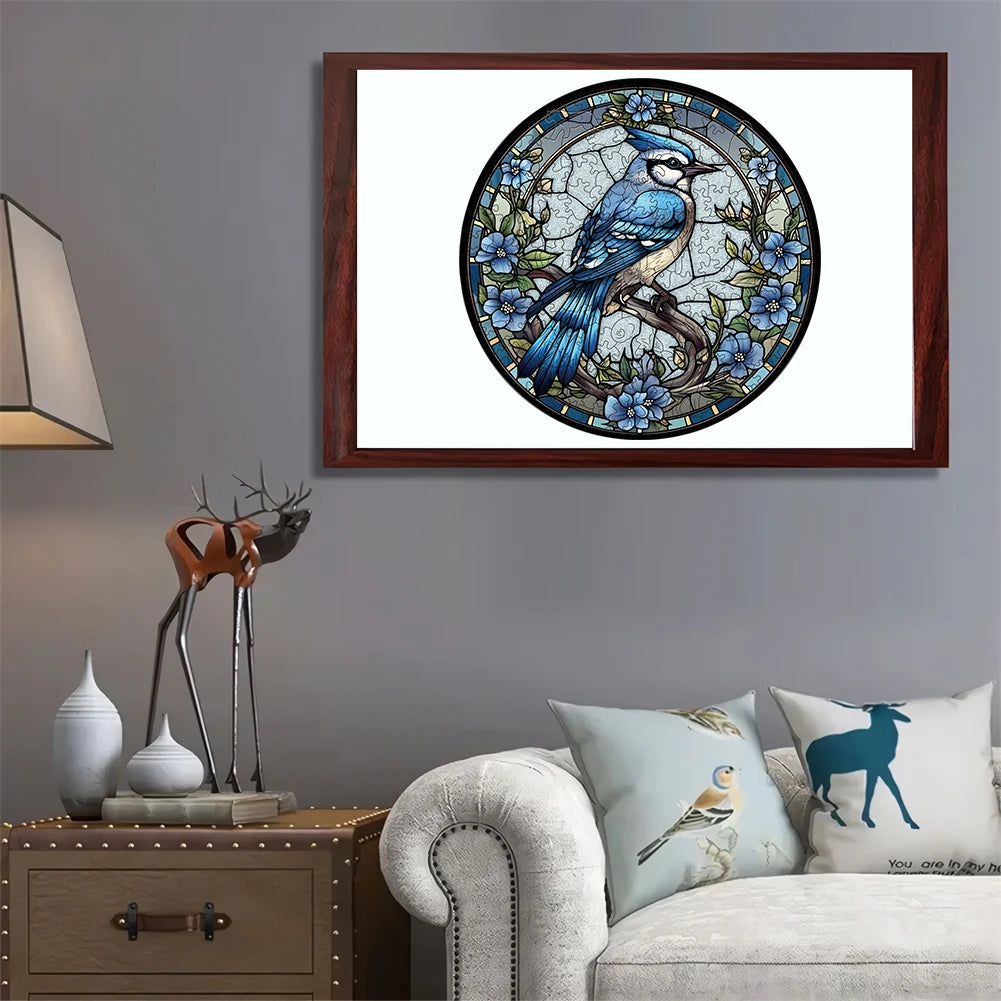 Unique Animal Wooden Jigsaw Puzzles, Bird, DIY Crafts, Educational Toys for Adults and Kids, Perfect Gift Idea, Christmas gift Idea C168