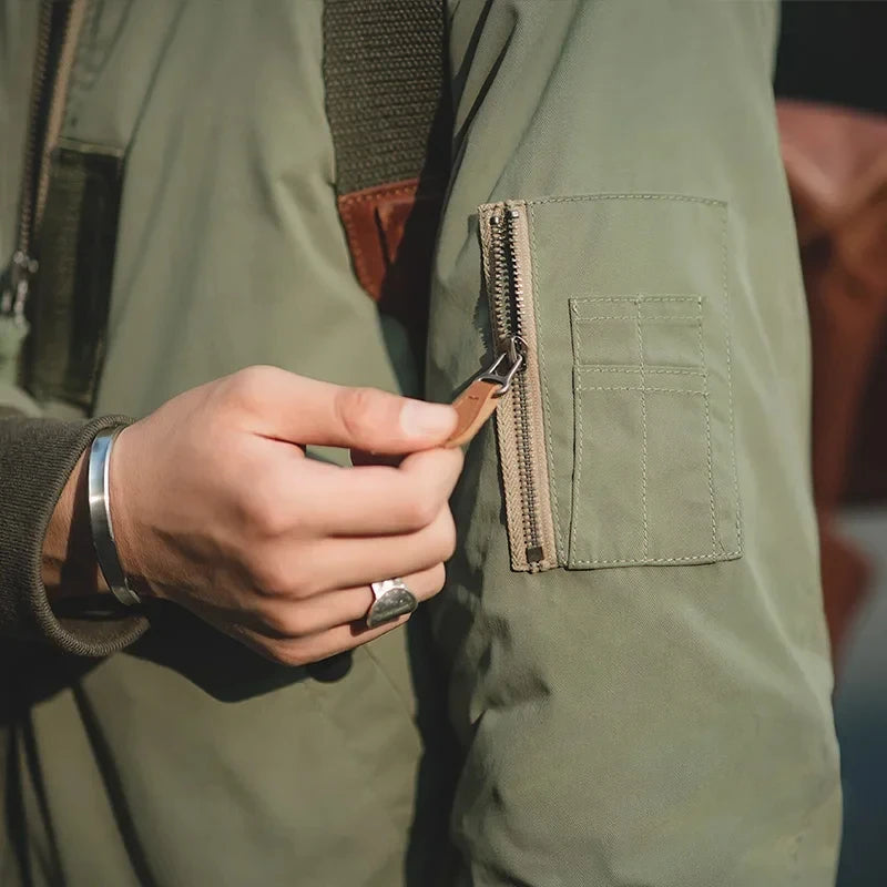 Men's Bomber Jacket | Casual Pilot Coat | Perfect High-quality Outerwear C36