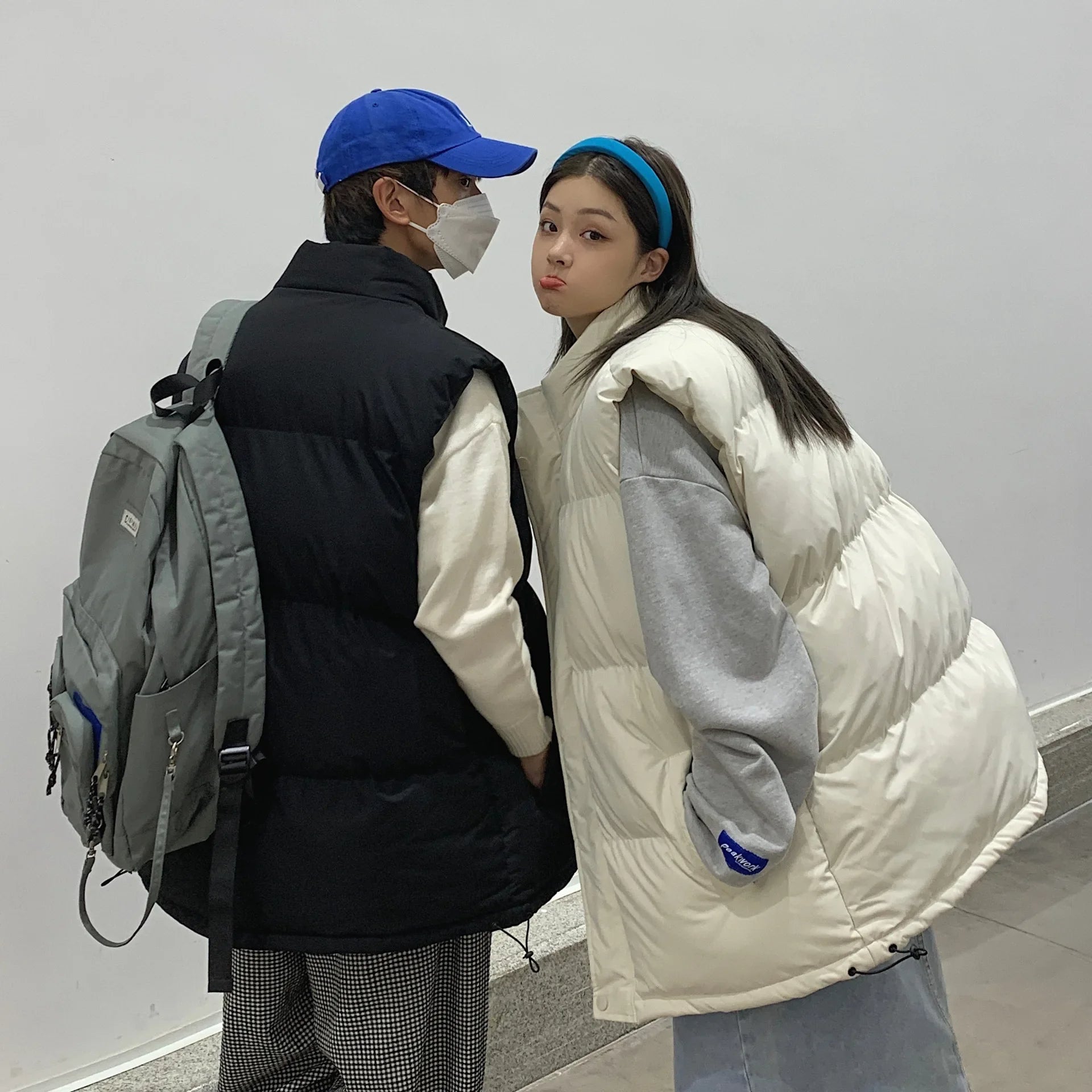 New Winter Men’s Vest – Down Cotton Undershirt with Stand-Up Collar and Horse Clip, Plus Size Available C32