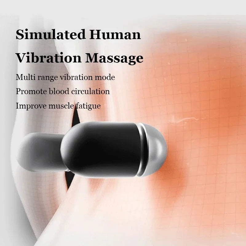 Lumbar Support Pad with Heating & Massage – Waist Pillow for Bed or Seat