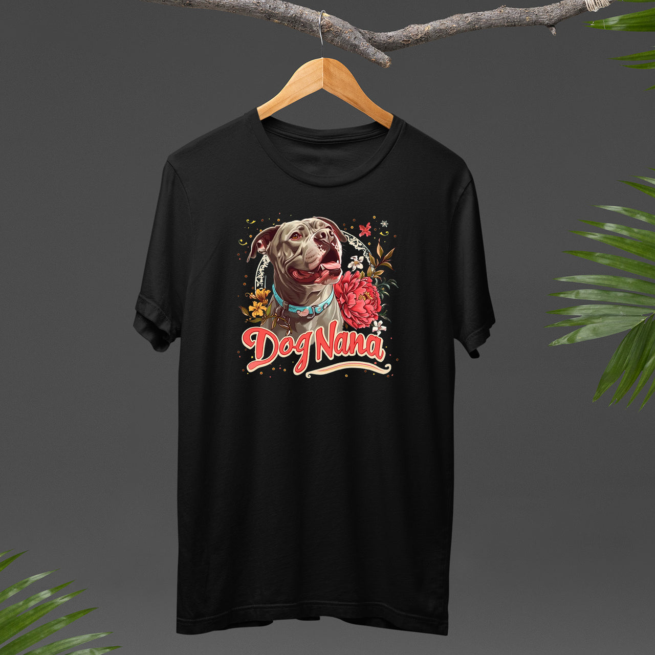 Pit Pull Dog T-shirt, Pet Lover Shirt, Dog Lover Shirt, Dog Nana  T-Shirt, Dog Owner Shirt, Gift For Dog Grandma, Funny Dog Shirts, Women Dog T-Shirt, Mother's Day Gift, Dog Lover Wife Gifts, Dog Shirt 01