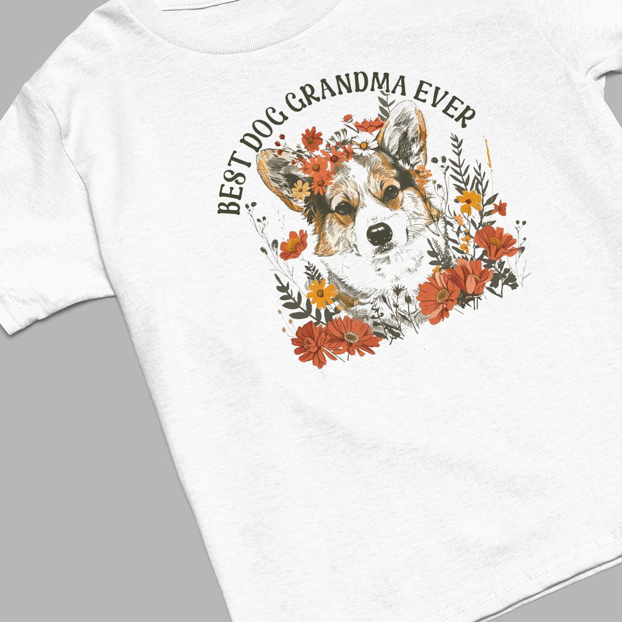 Corgi Dog T-shirt, Pet Lover Shirt, Dog Lover Shirt, Best Dog Grandma Ever T-Shirt, Dog Owner Shirt, Gift For Dog Grandma, Funny Dog Shirts, Women Dog T-Shirt, Mother's Day Gift, Dog Lover Wife Gifts, Dog Shirt