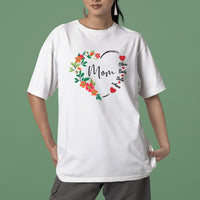 Thumbnail for Custom Mom with Kids Names Shirt, Custom Gigi Heart Sweatshirt, Personalized Family T-Shirt, Your Name Floral Heart Sweater, Mama Shirt, Mom Shirt, Mother's Day Gift, Happy Mother’s Day