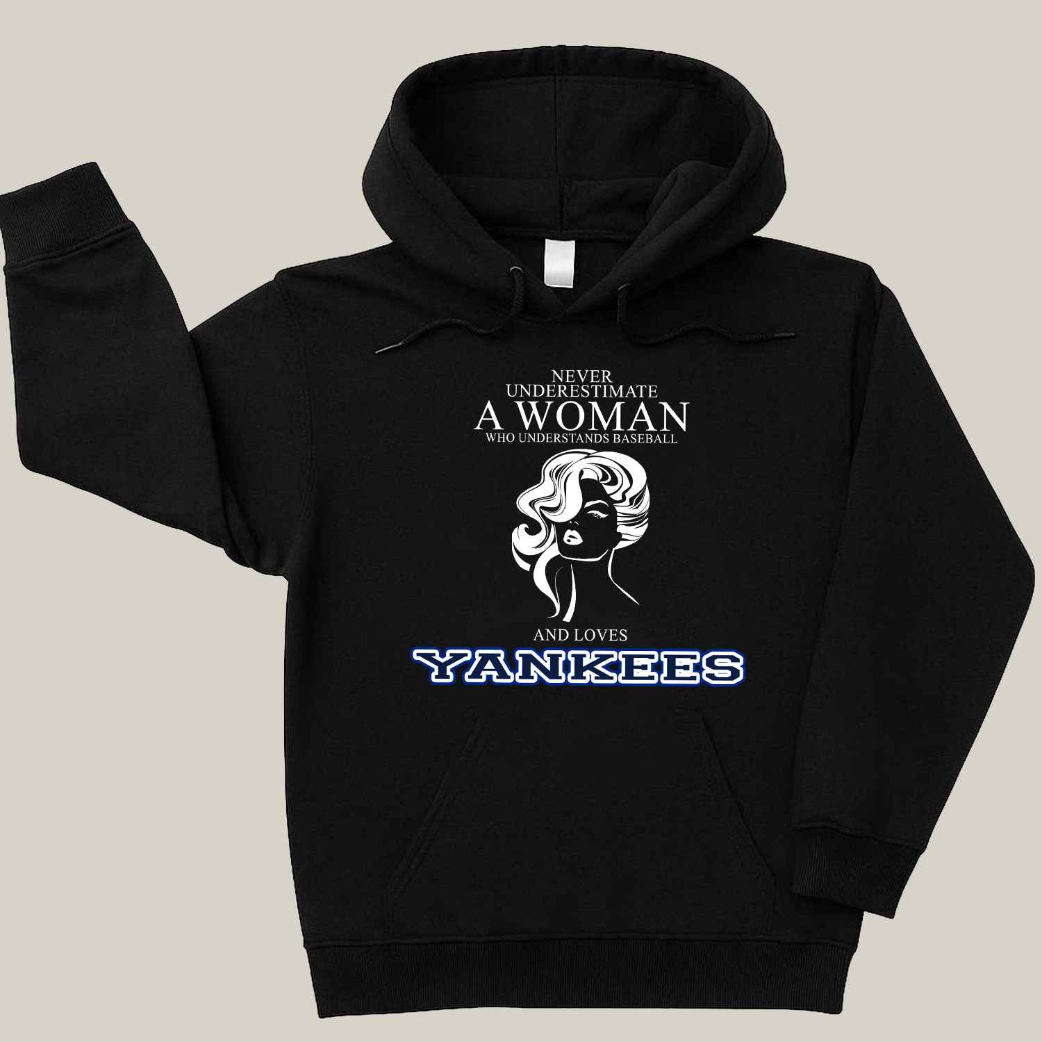 Never Underestimate A Woman Who Understand Baseball And Loves Yankees Hoodie- Never Underestimate Sweatshirt- Custom Hoodies
