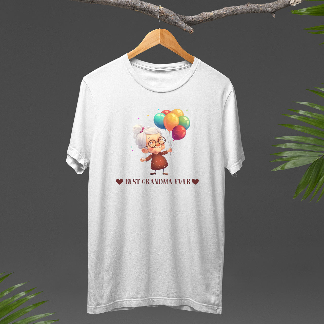 Best Grandma Ever T-Shirt, Grandma With Balloons Shirt, Cute Nana Sweatshirt, Grandma Shirt, Grandma Gift, Mother's Day Gift