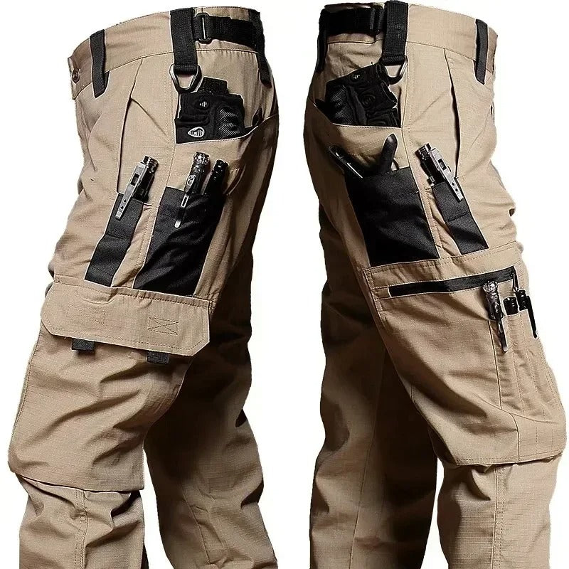 Men's Tactical Cargo Pants – Multi-Pocket Outdoor Utility Trousers for Hiking, Camping & Field Activities