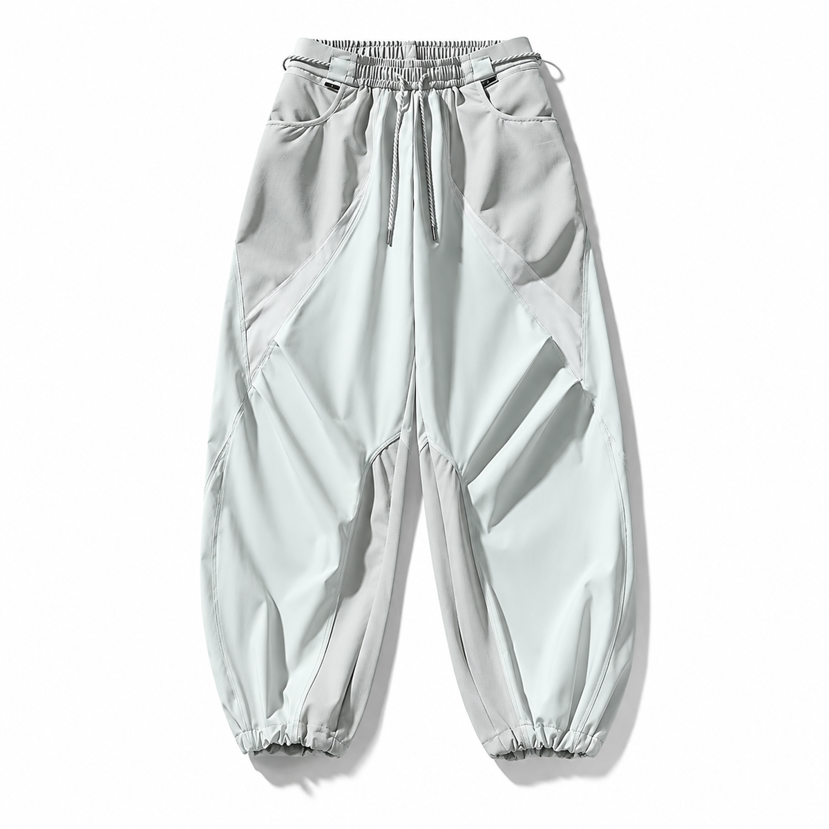 Unisex Wide Leg Cargo Pants – Lightweight Quick-Dry Baggy Techwear Trousers