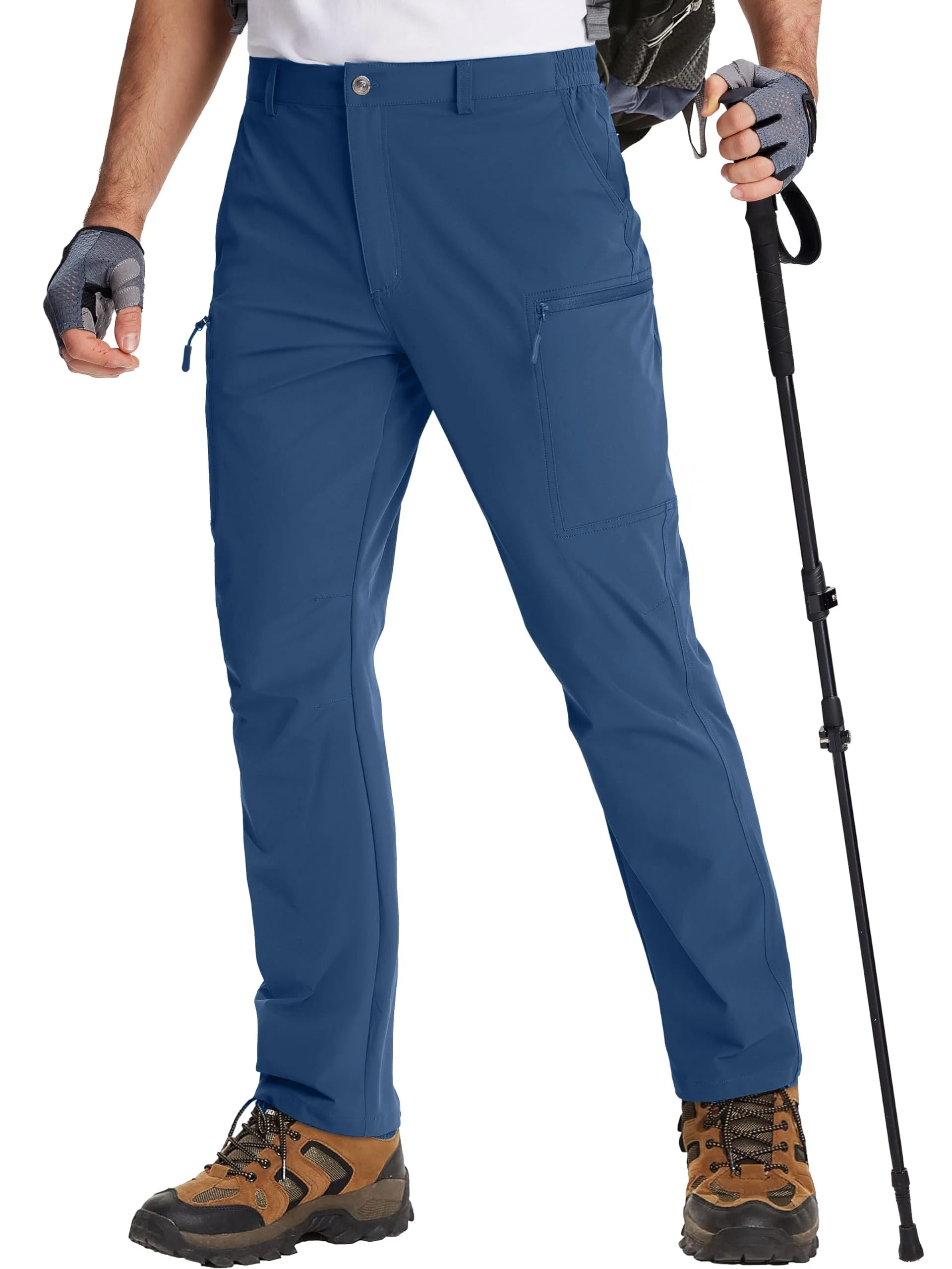 Men’s Lightweight Cargo Hiking Pants – Quick-Dry Outdoor Utility Trousers